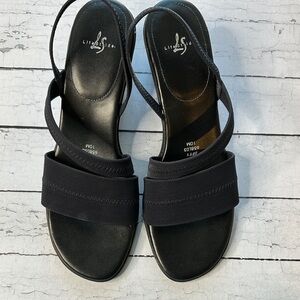 Life Stride Women's Elegant Black Sandals